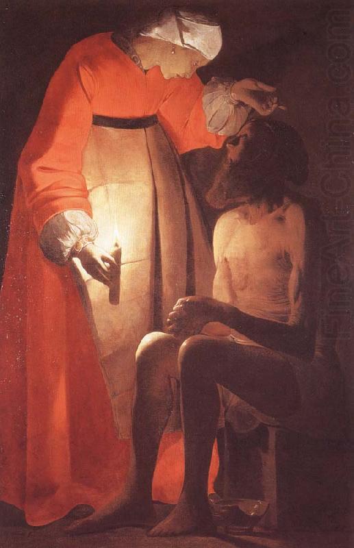 Job Mocked by his Wife, LA TOUR, Georges de